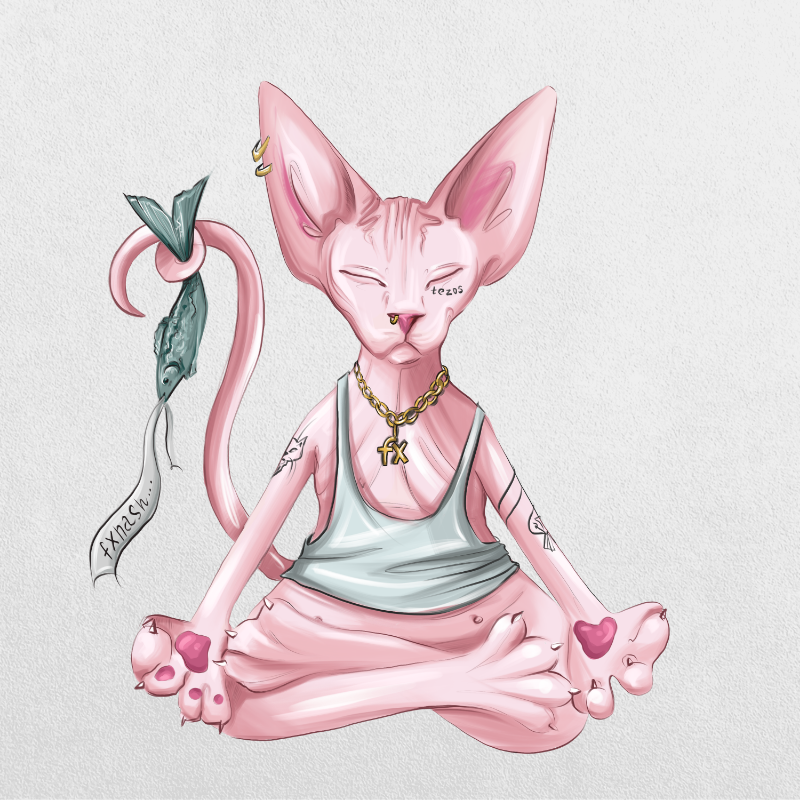 YogaCat #18 static token preview