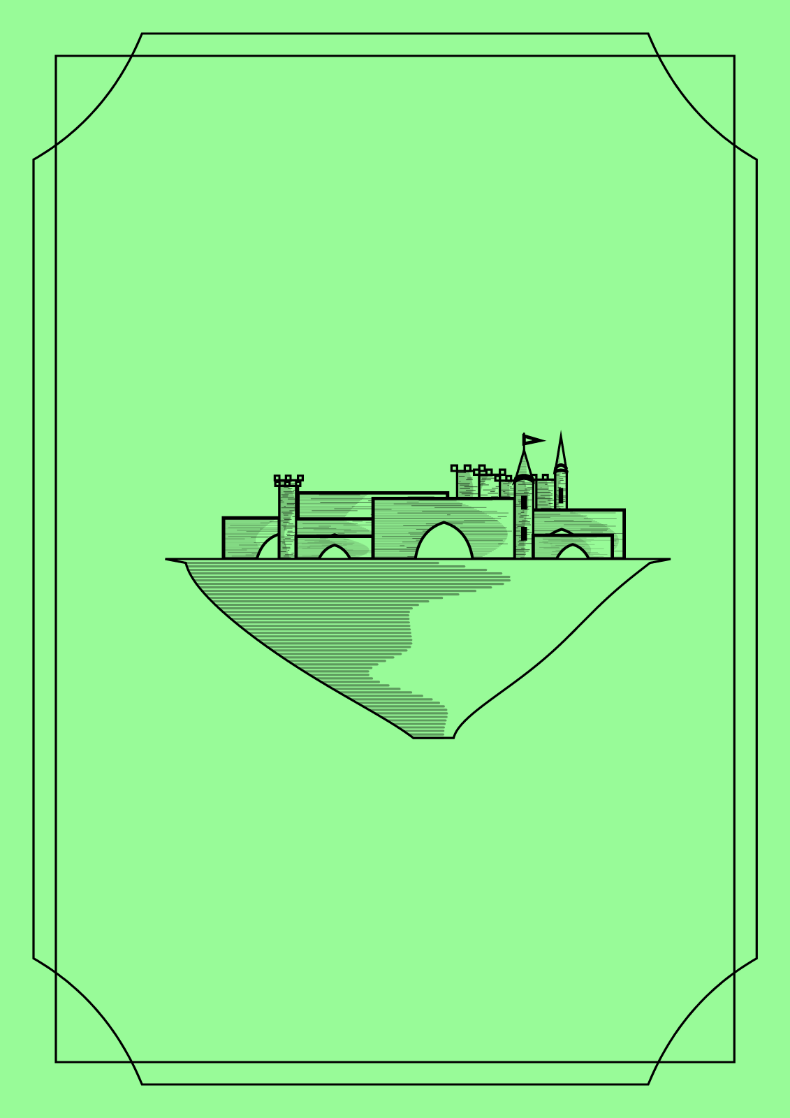 Minimalist Castle #23 static token preview