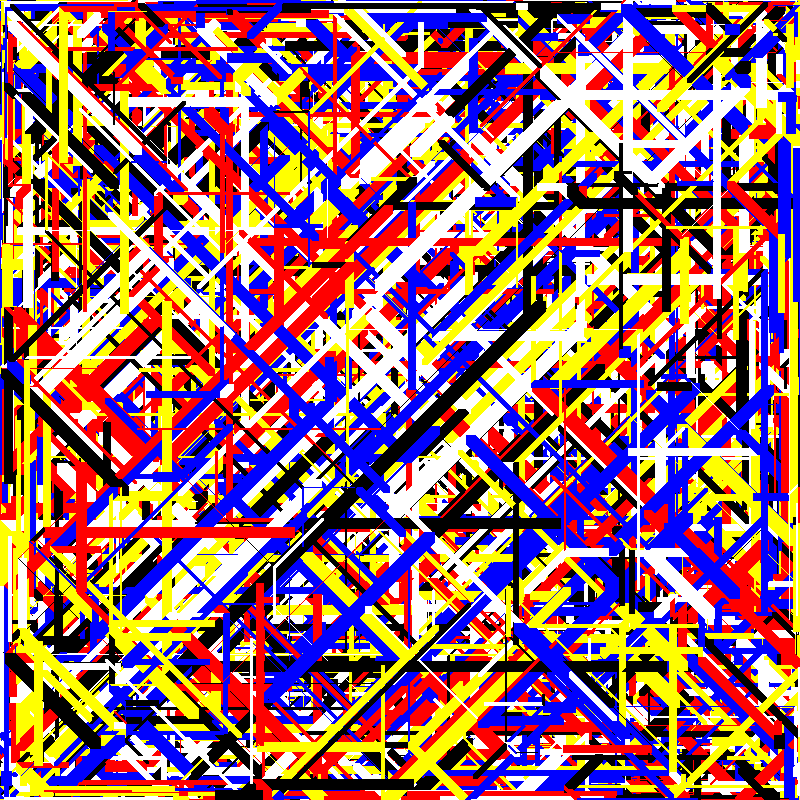 Bifurcations (straight and diagonal lines) #5 static token preview
