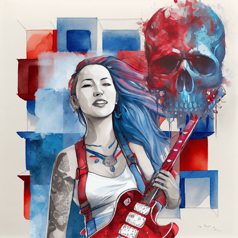 Hard Rock Girl 1 #12 static token preview
