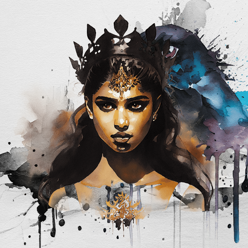 Shakti in Black #1 static token preview