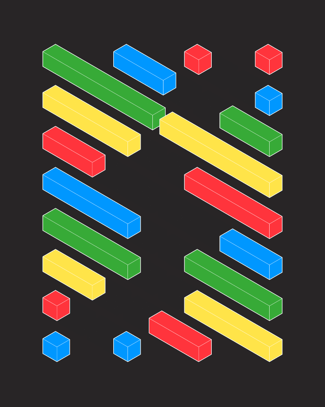 Blocky-Neon #13 static token preview