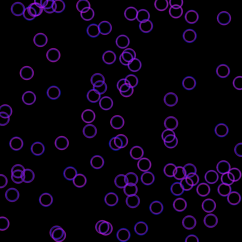 Bouncing circles #7 static token preview