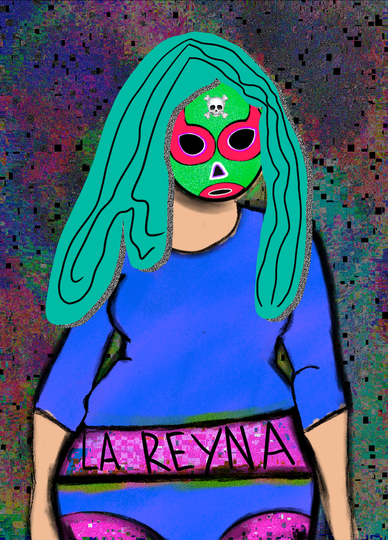 NFT luchadora #12 static token preview