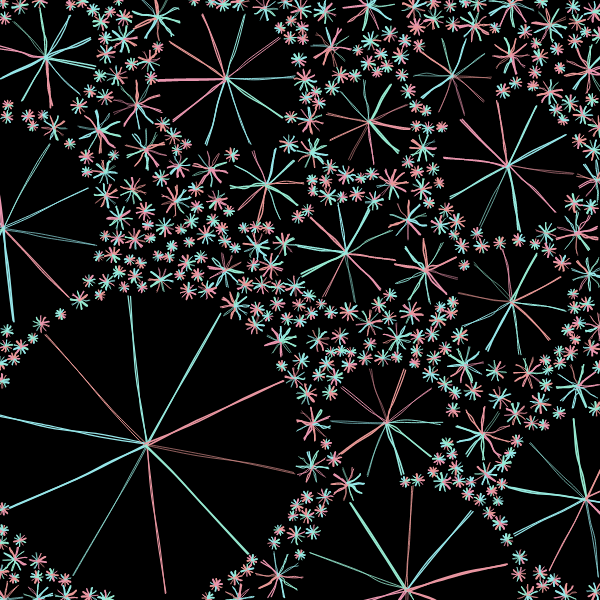 Vivid snowflakes #5 static token preview