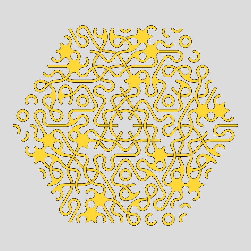 Truchet Threefold Symmetry #7 static token preview