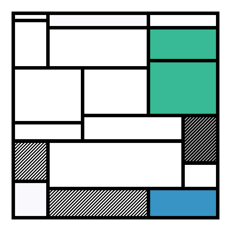 Neo-Mondrianist #14 static token preview