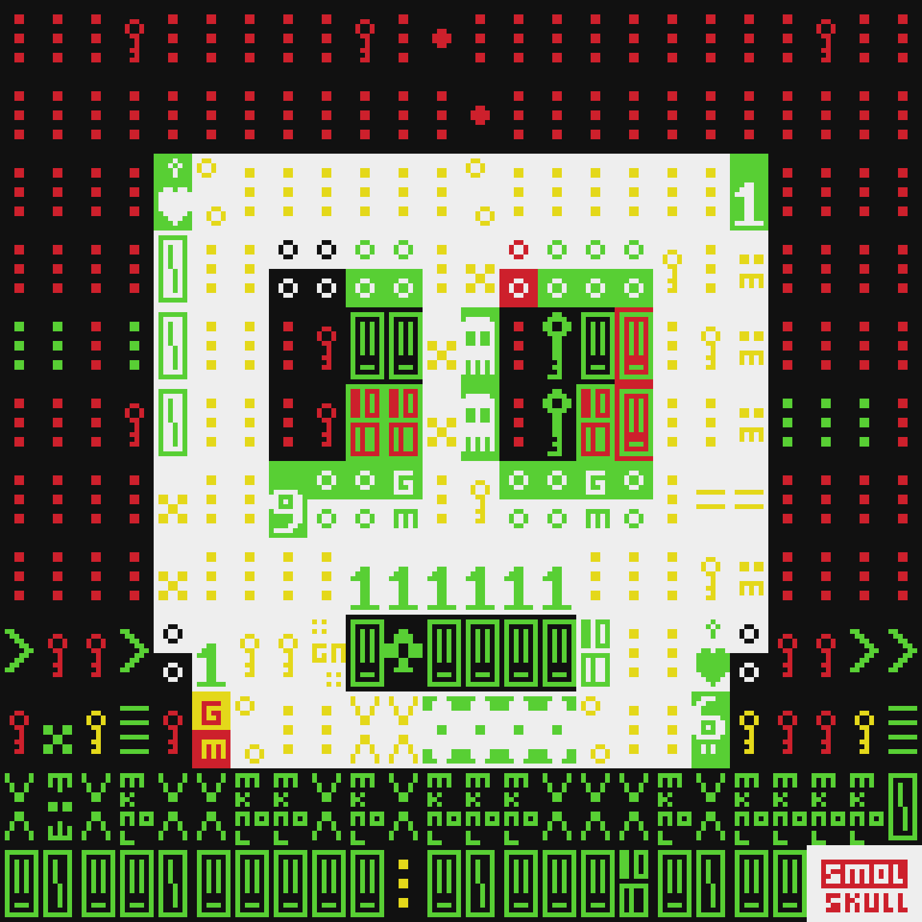 ASCII-SMOLSKULL #28 static token preview