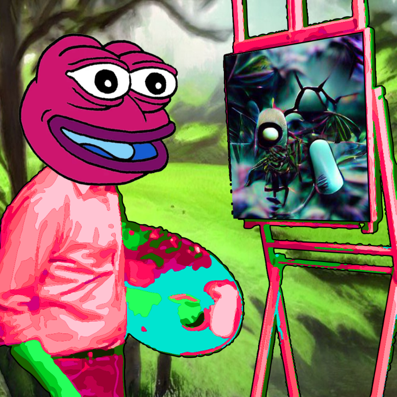 Pepe Ross goes AI #10 static token preview
