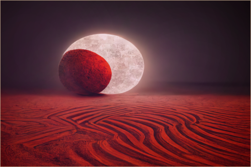 (Red) Moon #9 static token preview
