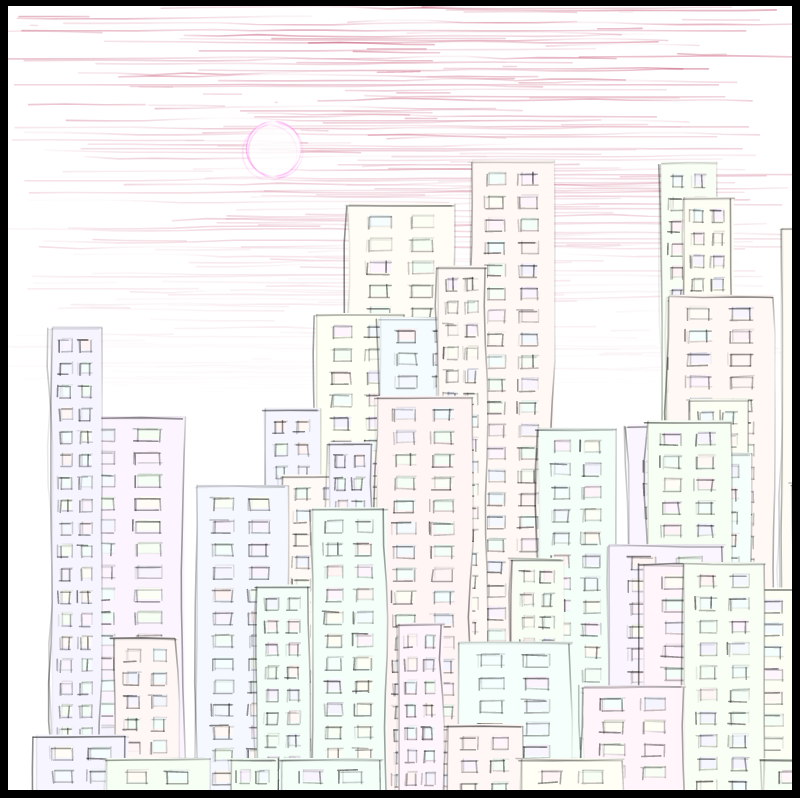City sketch #12 static token preview
