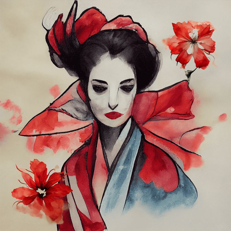 Sad Geisha #3 static token preview