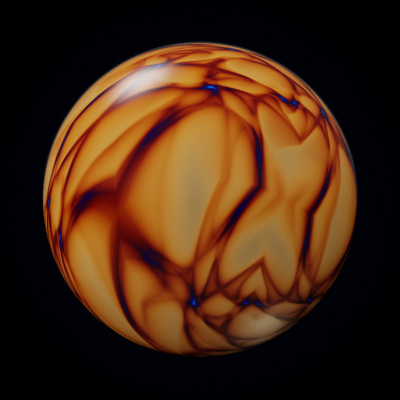 Fractal Marbles #17 static token preview