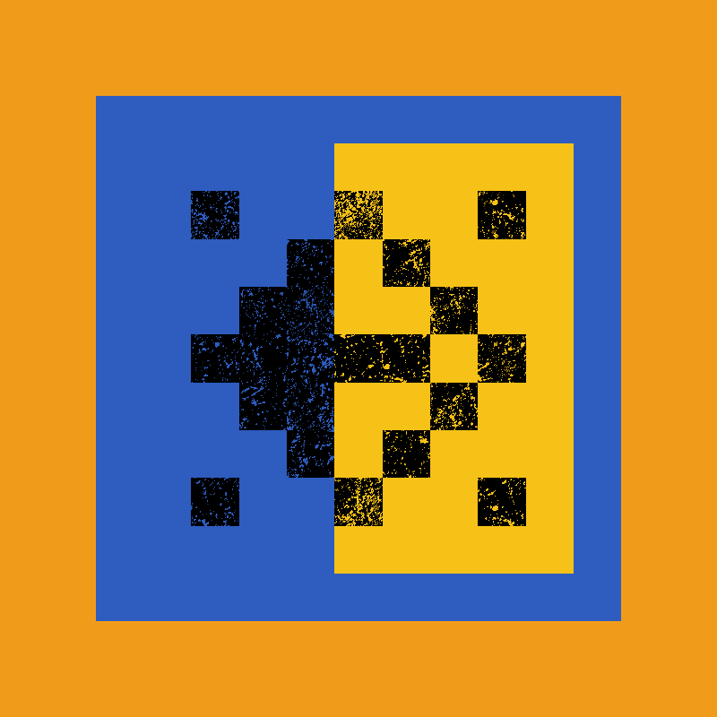 i Fxhash (+) pixels #2 static token preview