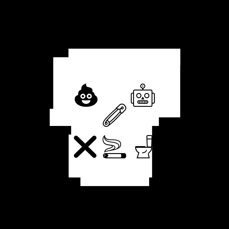 NotSkull(B&W) #23 static token preview