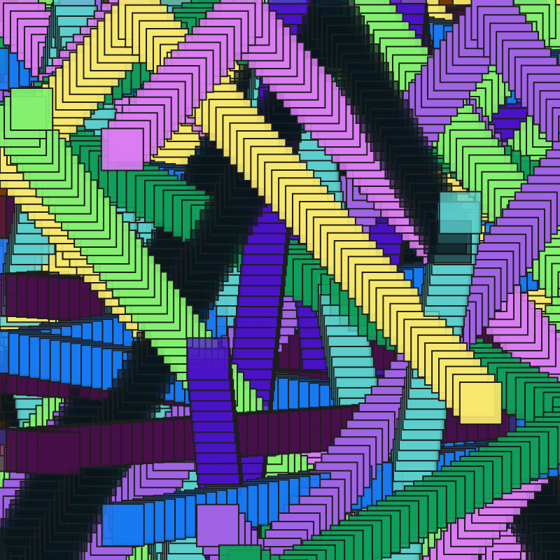 🟪⬛️ Tricky Squares 🟩🟦 #3 static token preview