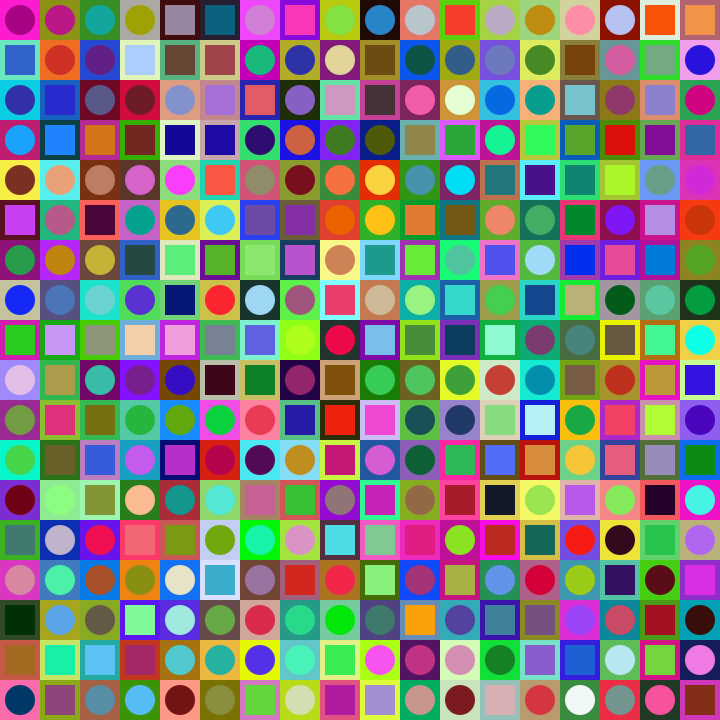 Square Dot Composition #347 static token preview