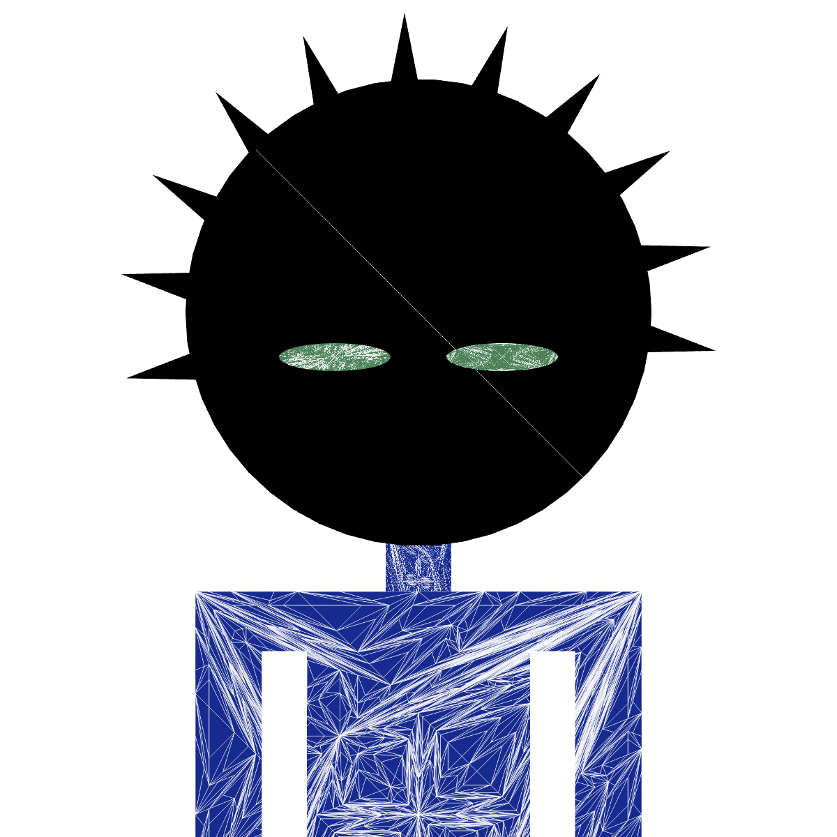 Spiky Woman #4 static token preview