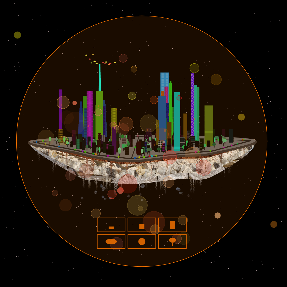 Fluidynamix - Cities #7 static token preview