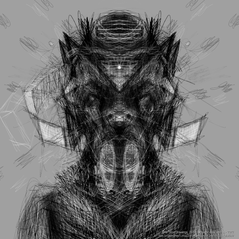 One Tezo Drawings_257+ #16 static token preview