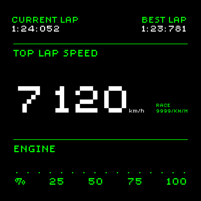 F-1RacingTez #99 static token preview