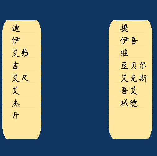 "Clerical script (隸書)" #19 static token preview
