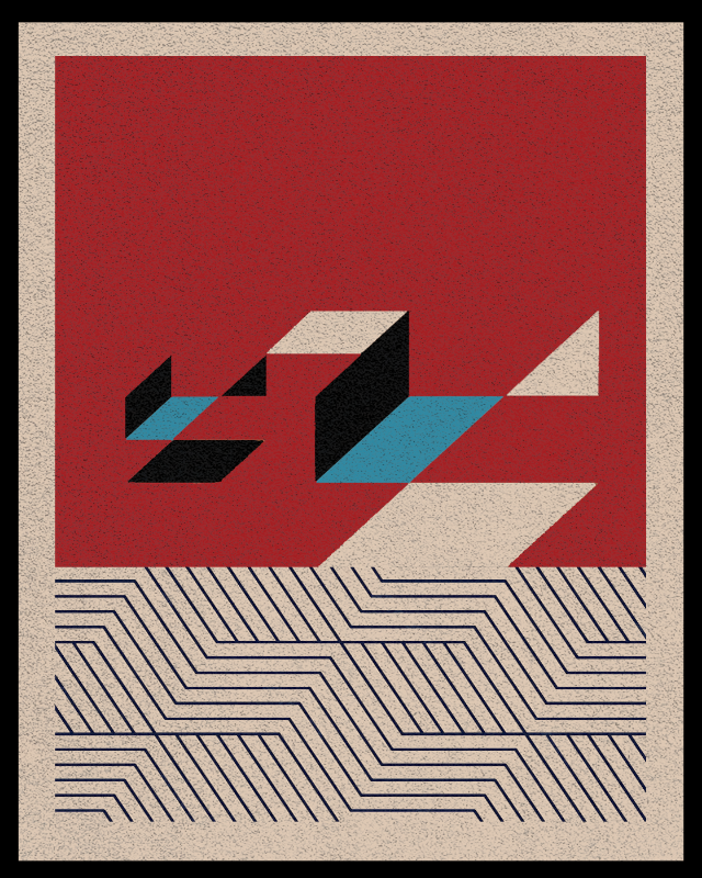 Bauhaus art #red #8 static token preview