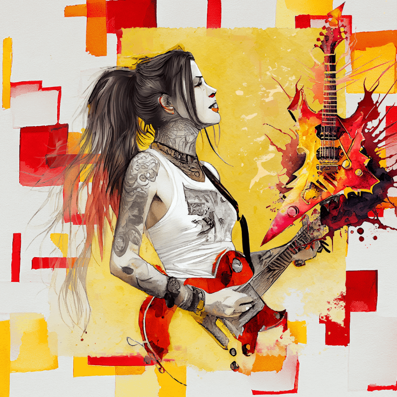Hard Rock Girl 2 #12 static token preview