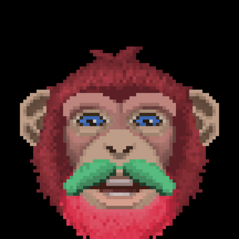 Monke head #19 static token preview