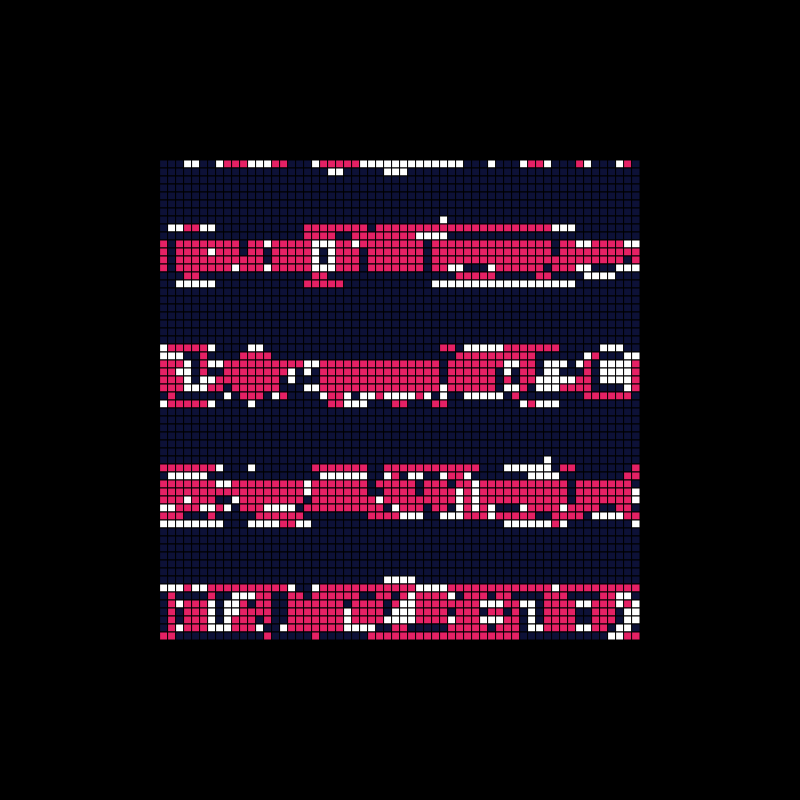 fractal memory cellular automata - FMCA #21 static token preview