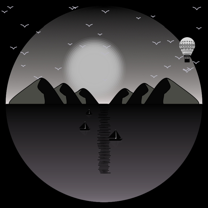 Sunset View #25 static token preview