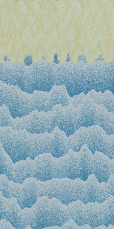 Clouds over the Mountains #8 static token preview