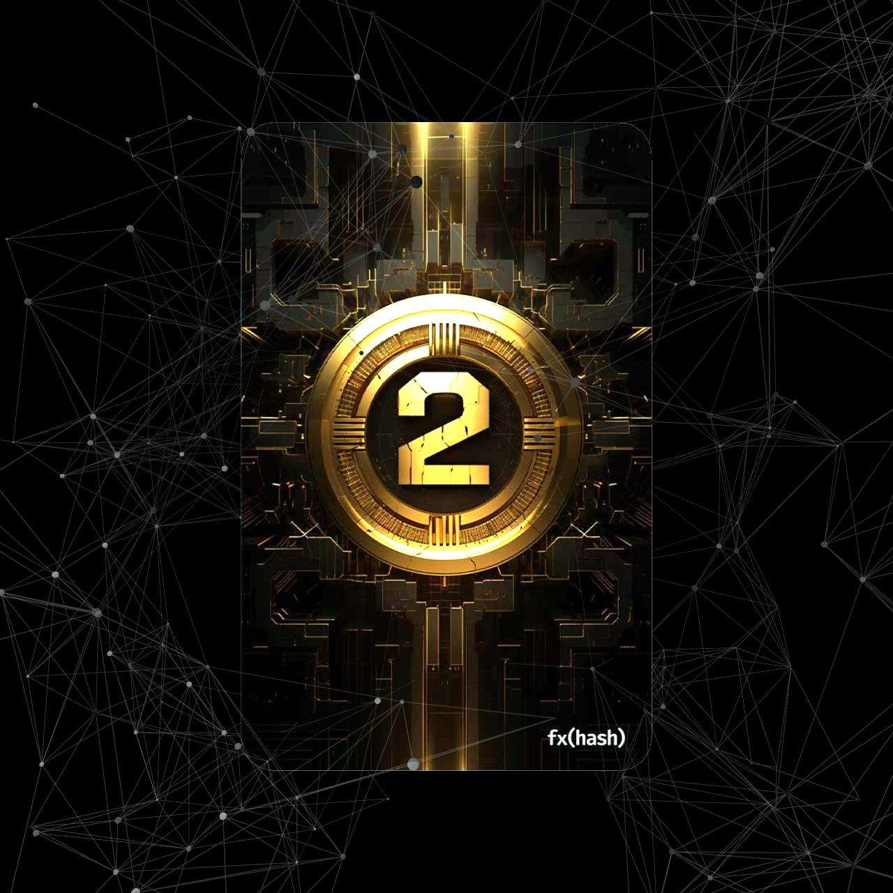 FXHash 2.0 Card #10 static token preview