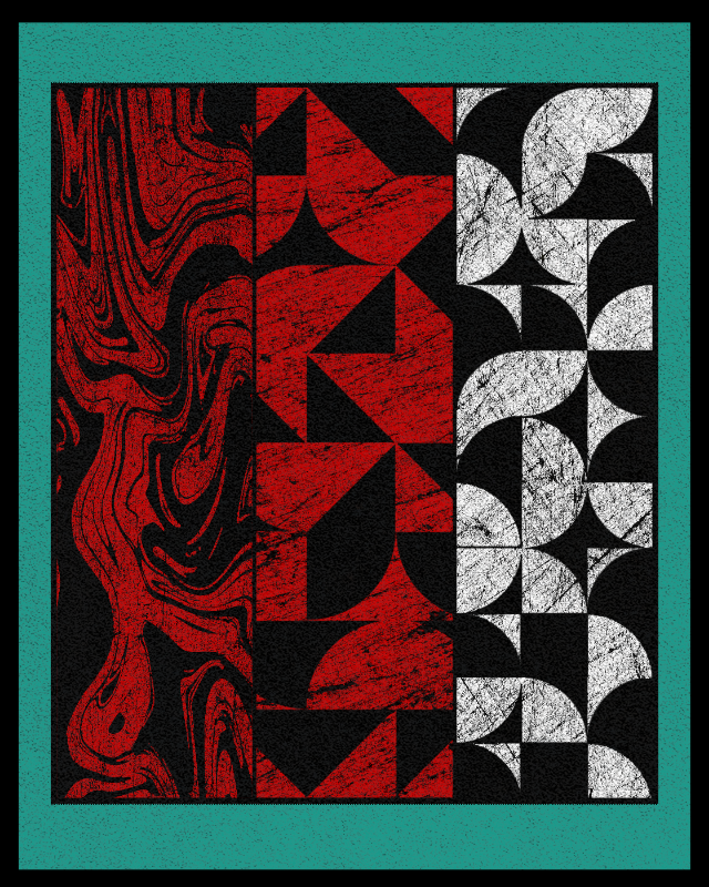 pattern art #red #7 static token preview