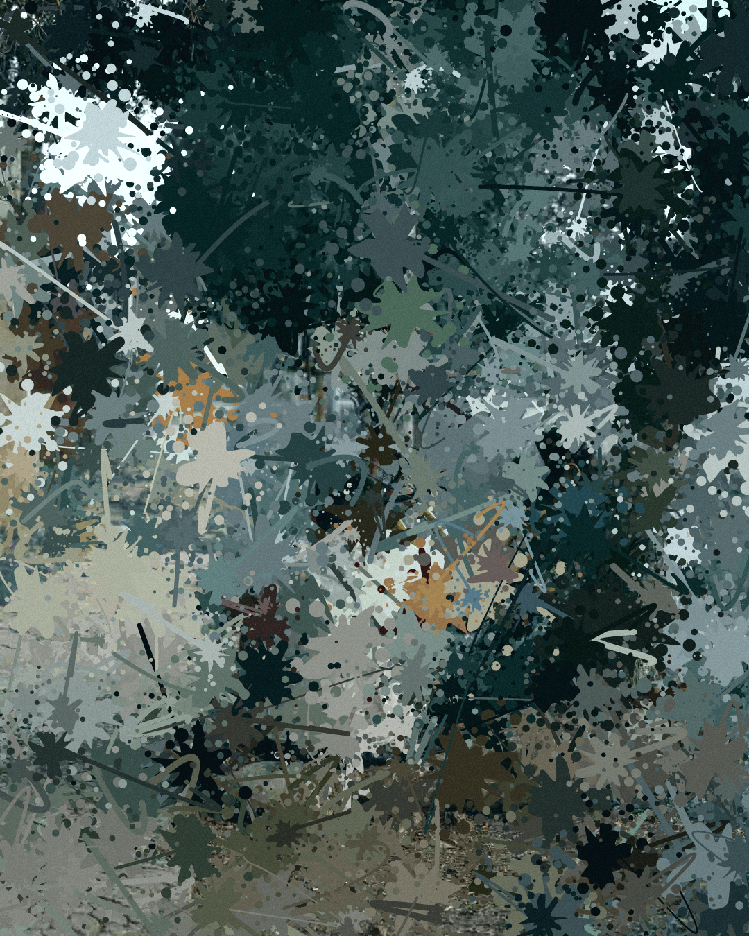 1888 - Spatter #9 static token preview