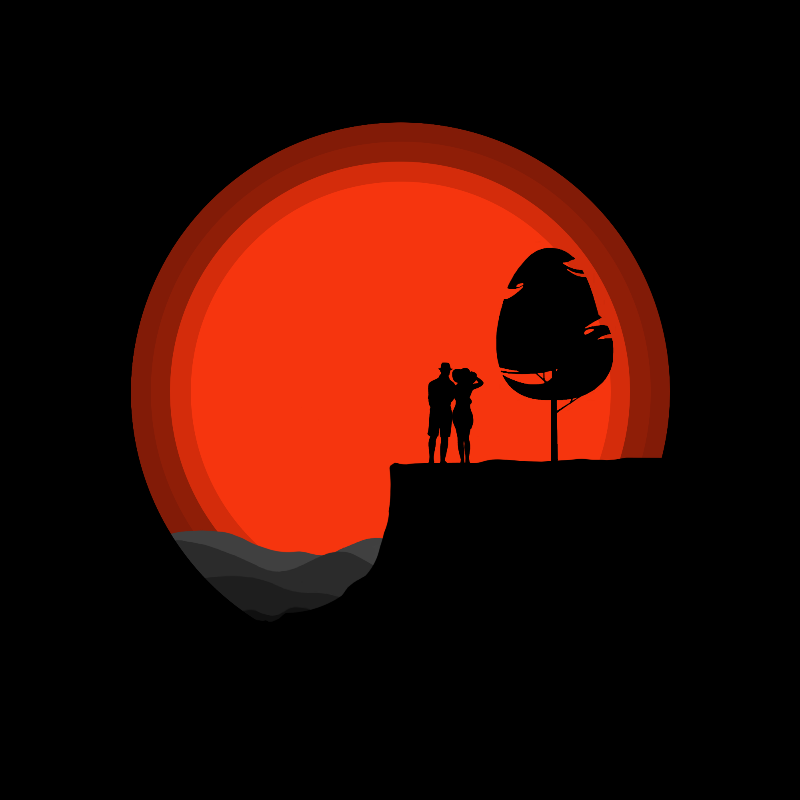 Romantic Sunset #1 static token preview
