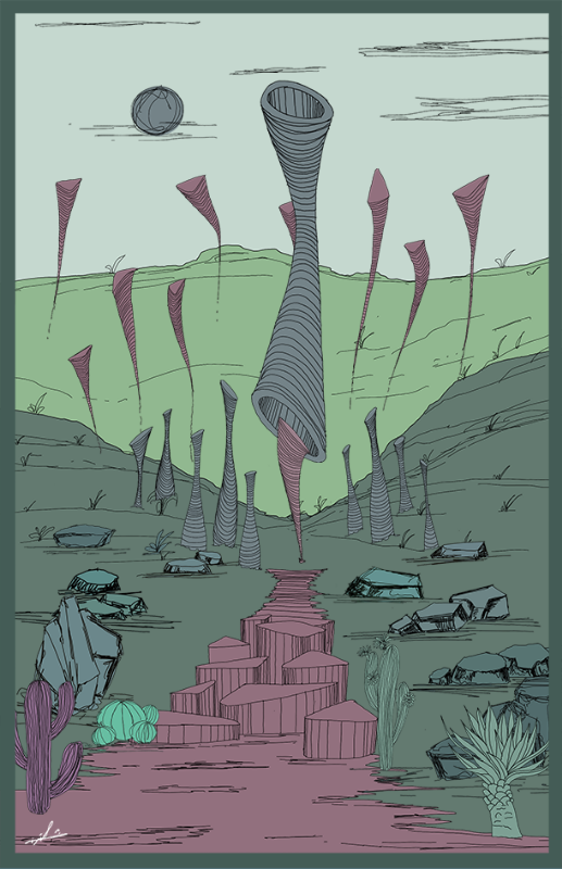 Skyward Garden #zentangle_world #6 static token preview