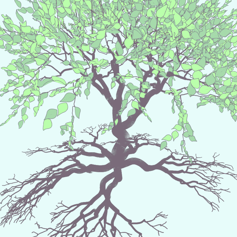 Multi angle control 3D fractal tree #5 static token preview