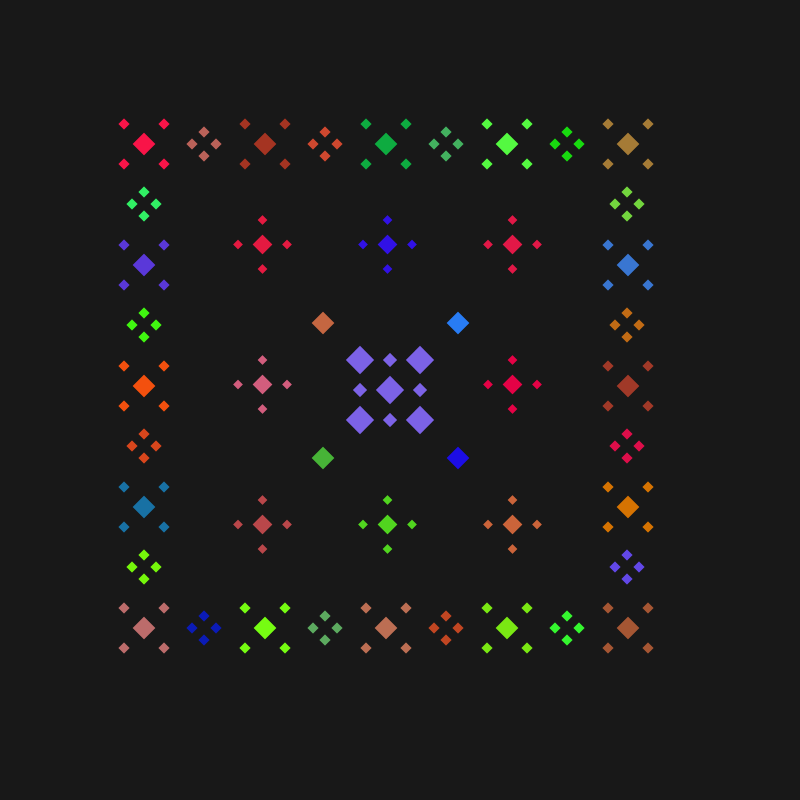 Rotated Squares #10 static token preview