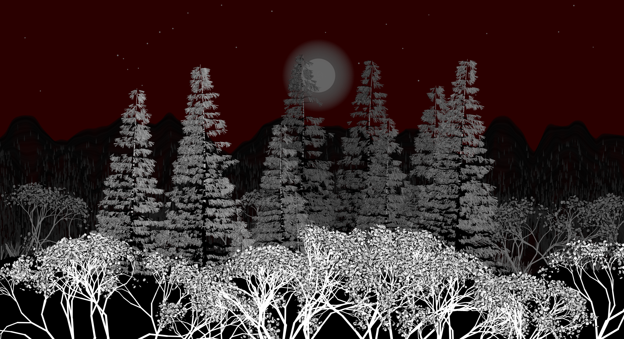 Night Pines #2 static token preview