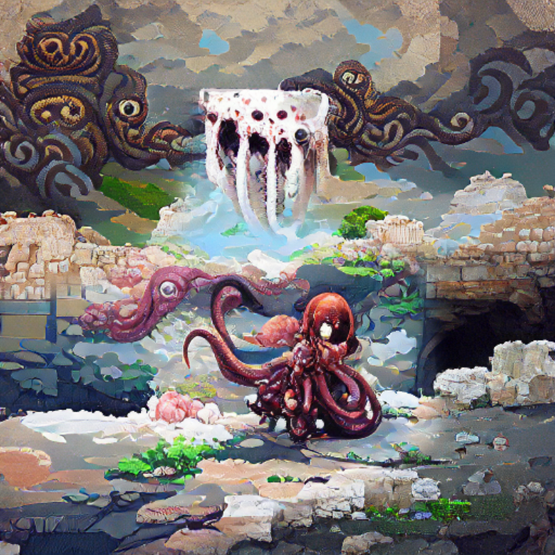 Octopus's Gardens and Ruins #6 static token preview