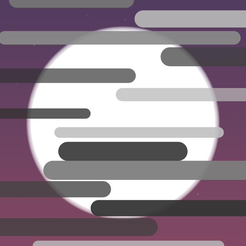 Minimal Moon #7 static token preview