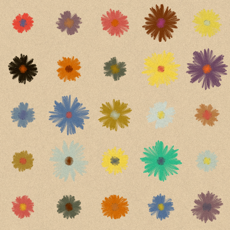 Each day I will buy you flowers #16 static token preview