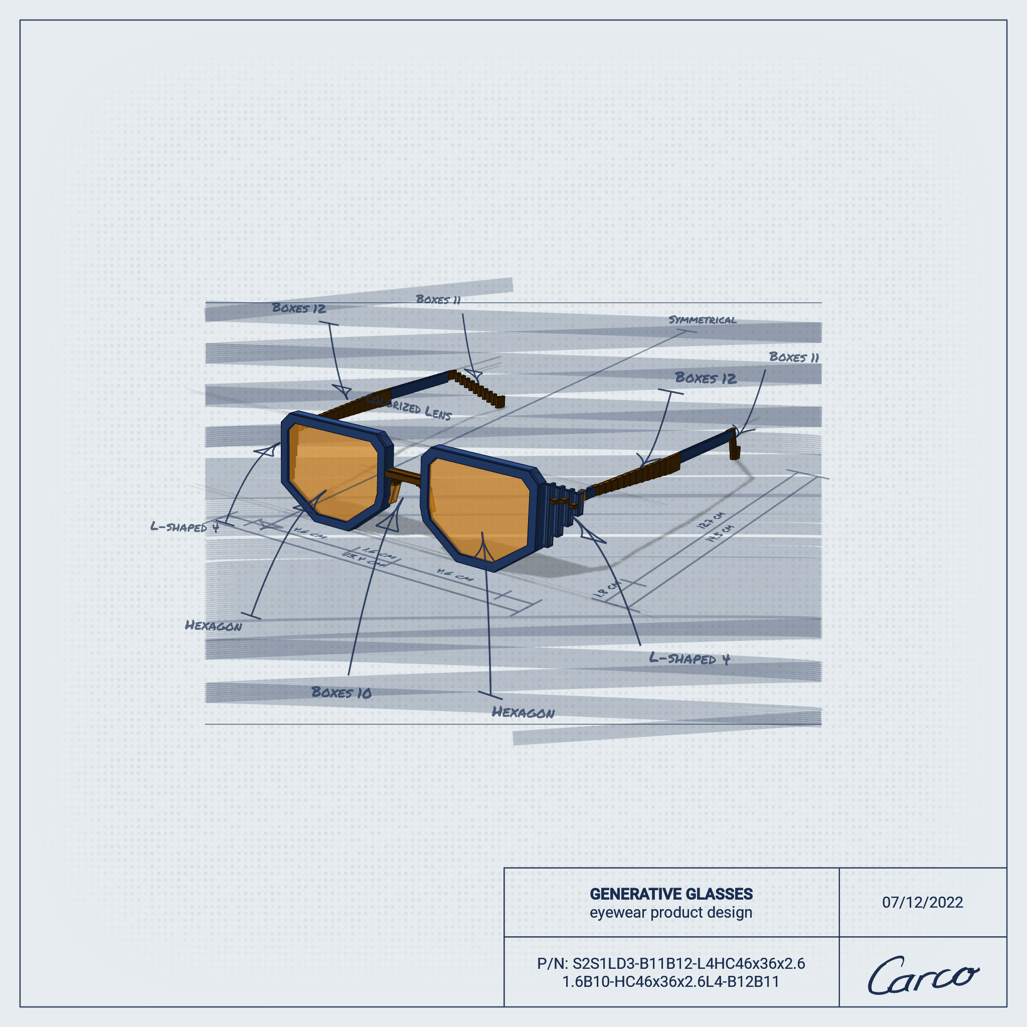 GENERATIVE GLASSES #13 static token preview