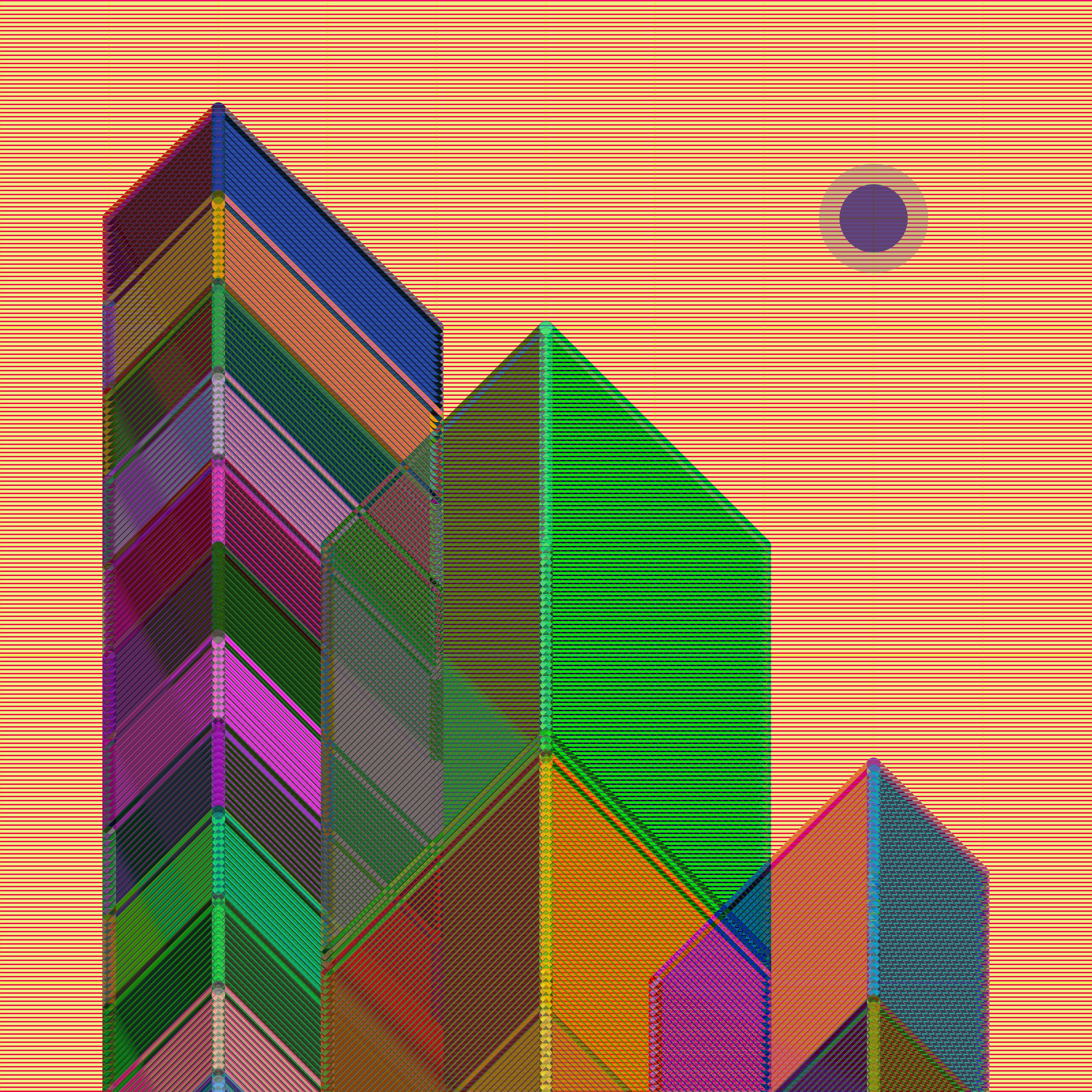 Retro Towers #7 static token preview