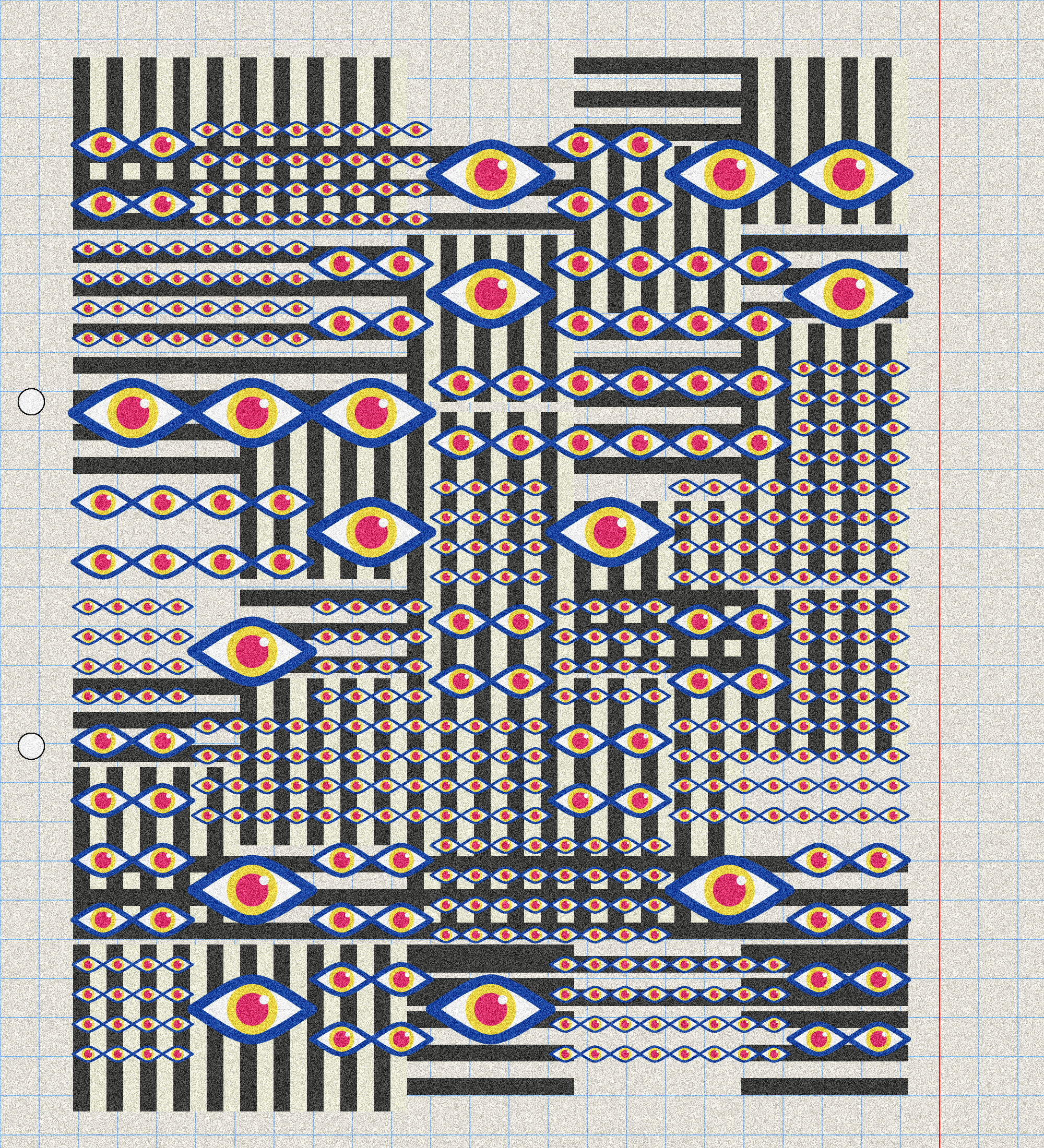 sketchbook page 10: surveillance #10 static token preview