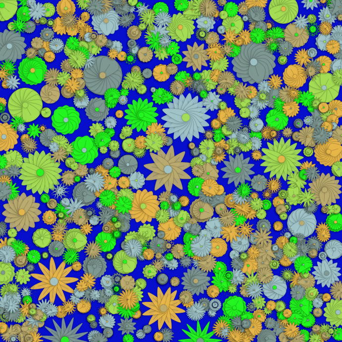 Flower garden #11 static token preview