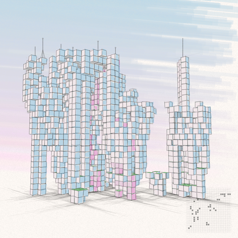 Cellular Skyscrapers #22 static token preview