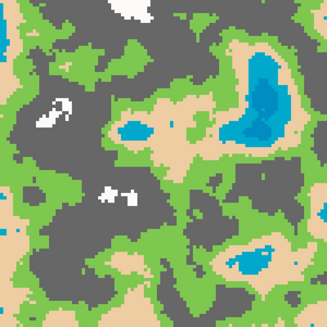 8bit RPG map gen. project preview