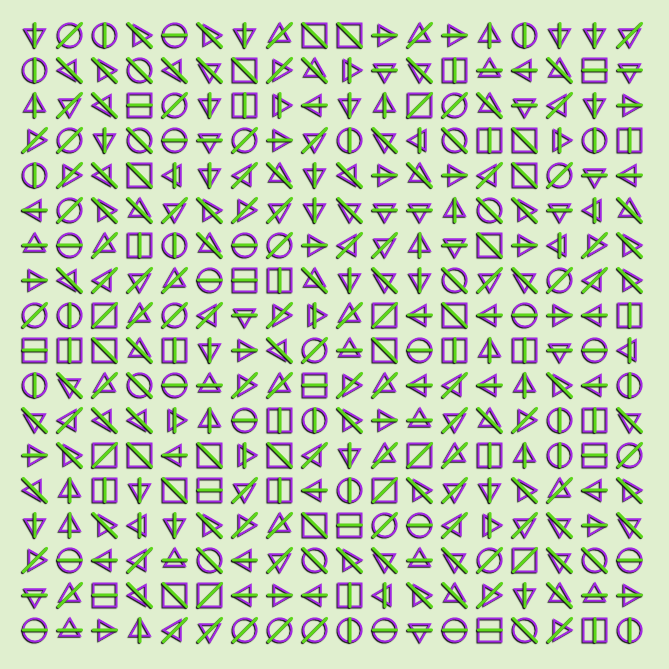 Geometric abstraction #24 static token preview